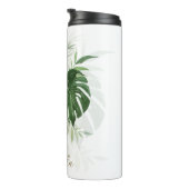 Speciale Waterverf Tropische bladeren Thermosbeker (Geroteerd rechts)