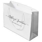 Speciale weddenschappen voor grote cadeaus groot cadeauzakje (Achterkant Gekanteld)