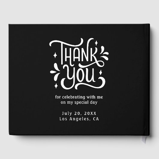 Speciale wensen en adviezen voor de Afstuderen Bla Gastenboek (Achterkant)