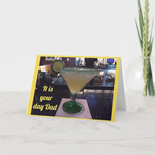 SPECIALE WENSEN EN TOAST ***VERJAARDAG VAN DE VADE KAART (Voorkant)