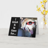 SPECIALE WENSEN VAN DEZE DOG VOOR U ZIJN *70* KAART (Gele Bloem)