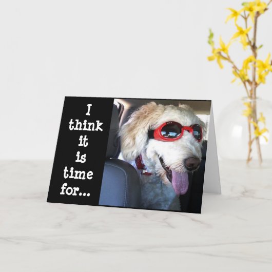 SPECIALE WENSEN VAN DEZE DOG VOOR U ZIJN *70* KAART (Gele Bloem)