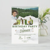 Speciale Wild Adoptie verjaardagsviering Kaart (Staand voorkant)