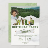 Speciale Wild Adoptie verjaardagsviering Kaart (Voorkant / Achterkant)