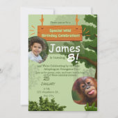 Speciale Wild Adoptie verjaardagsviering Kaart (Voorkant)