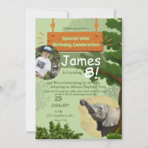 Speciale Wild Adoptie verjaardagsviering