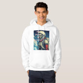 Speciale witte hoodie (Voorkant volledig)