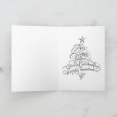 Speciale woorden voor Kerstmis Kaart (Binnen)