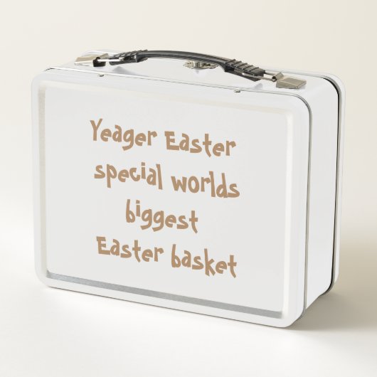 Speciale Yeager-paaswereld met de grootste paasman (Achterkant)