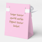 Speciale Yeager-paaswereld met de grootste paasman Bedankdoosjes (Achterkant)