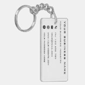 Speciale zakelijke speciale Sleutelhanger voor spe (Voorkant Links)