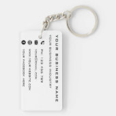 Speciale zakelijke speciale Sleutelhanger voor spe (achterkant)