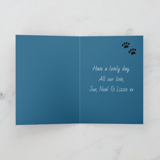 Speciale zus Gepersonaliseerde verjaardagskaart ho Kaart (Binnen)