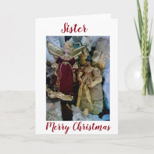 *** SPECIALE ZUSTER *** ENGELEN VOOR U MET KERST FEESTDAGEN KAART