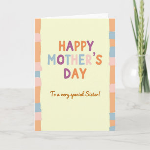 Speciale Zuster Moederdag Kaart