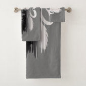 " Speciale zwaan" badhanddoeken set Bad Handdoek (Insitu)