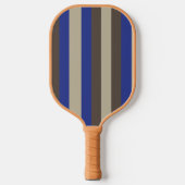 Specialiseer afbeelding met blauwe bruin beige ver pickleball paddle (Voorkant)