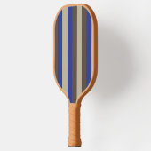 Specialiseer afbeelding met blauwe bruin beige ver pickleball paddle (Links)