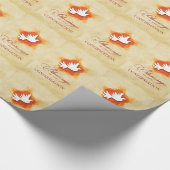 Specialiseer bevestiging felicitaties met cadeaubo cadeaupapier (Hoek)