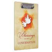 Specialiseer bevestiging felicitaties met cadeaubo klembord (Rechts)