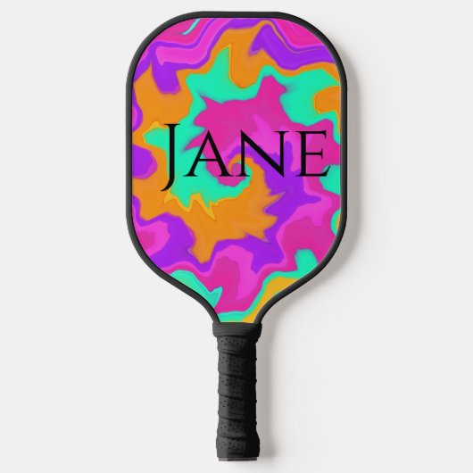 Specialiseer het ontwerp van de swirl van Pickleba Pickleball Paddle (Voorkant)