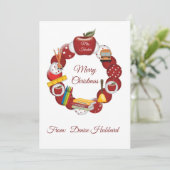 Specialiseer leraar kerst (Staand voorkant)