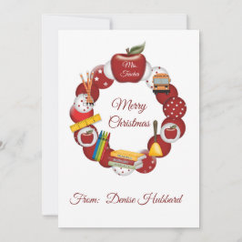 Specialiseer leraar kerst