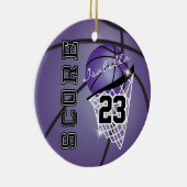 Specialiseer Superstar Basketball - Paars Keramisch Ornament (Rechts)