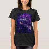 Specialiseer Ultra violet paars abstract sterrenst T-shirt (Voorkant)