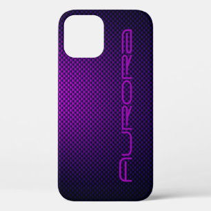 Specialiseer Violet koolstofvezel gepatterd Case-Mate iPhone Case