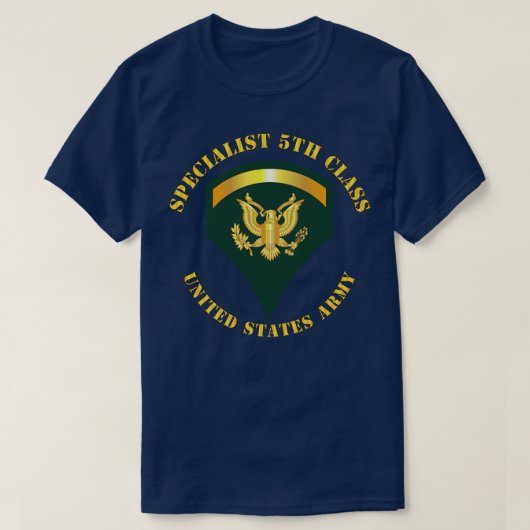 Specialist 5e klasse SP5 T-shirt (Design voorkant)