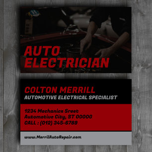 Specialist Auto-elektriciteit op Maat Visitekaartje