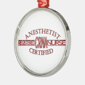 SPECIALIST CRNA LOGO METALEN ORNAMENT (Links)