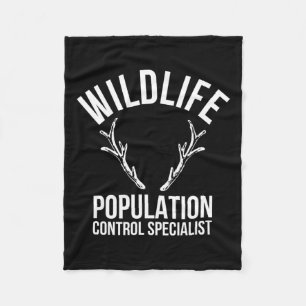 Specialist Deer Huntin voor de beheersing van de w Fleece Deken