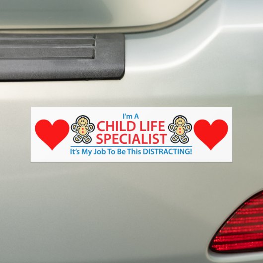 Specialist Distracting Bumpersticker voor kinderle (Op auto)