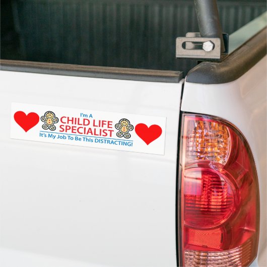 Specialist Distracting Bumpersticker voor kinderle (Op Truck)