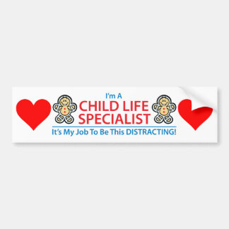 Specialist Distracting Bumpersticker voor kinderle