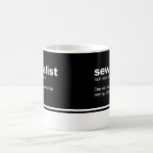 Specialist Grappig Naaien Moderne Typografie Koffi Koffiemok (Center)