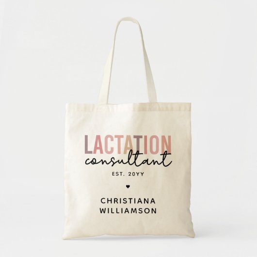 Specialist IBCLC van de douane-consultant voor bor Tote Bag (Voorkant)