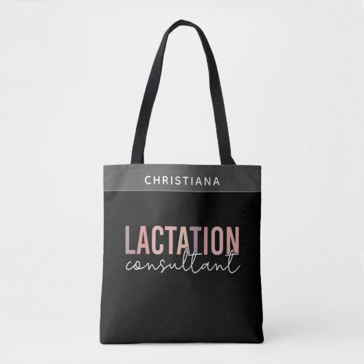 Specialist IBCLC van de douane-consultant voor bor Tote Bag (Voorkant)