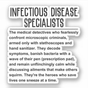 Specialist infectieziekten sticker