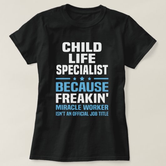 Specialist Kinderlevens T-shirt (Design voorkant)