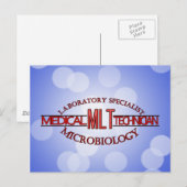 SPECIALIST LAB MLT MICROBIOLOGIE MEDISCH LAB TECH BRIEFKAART (Voorkant / Achterkant)