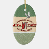 SPECIALIST LAB MT MICROBIOLOGIE MEDISCH ONDERZOEK KERAMISCH ORNAMENT (Rechts)