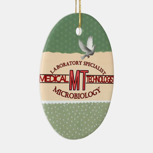 SPECIALIST LAB MT MICROBIOLOGIE MEDISCH ONDERZOEK KERAMISCH ORNAMENT (Rechts)