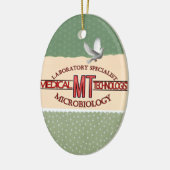 SPECIALIST LAB MT MICROBIOLOGIE MEDISCH ONDERZOEK KERAMISCH ORNAMENT (Links)