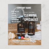 SPECIALIST SCHOONMAAK schoonmaak kantoor diensten Flyer (Voorkant)