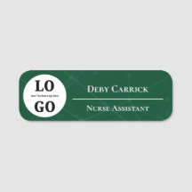 Specialist Staff Name Tag Custom Logo Pin