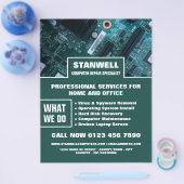 Specialist voor computerreparatie op moederbord Ad Flyer (Enkel)