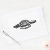 Specialist voor expeditieoorlogvoering rechthoekige sticker (Envelop)